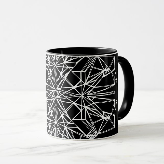Geometric Symmetry Mug (Front Right)