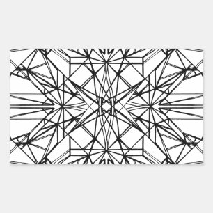 geometric symmetry sticker