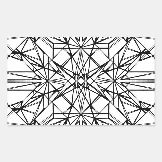 geometric symmetry sticker (Front)
