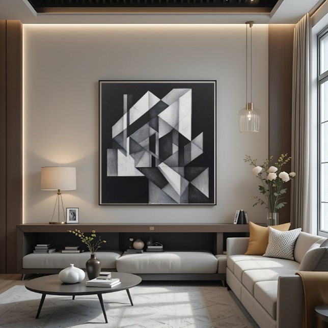 Geometric Symphony Canvas Print (Creator Uploaded)