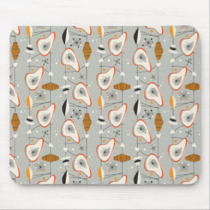 Geometric Teal & Blue Pattern Mouse Pad