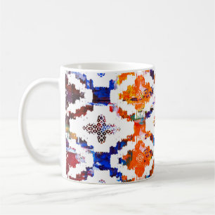 Geometric texture pattern with watercolor effectab coffee mug