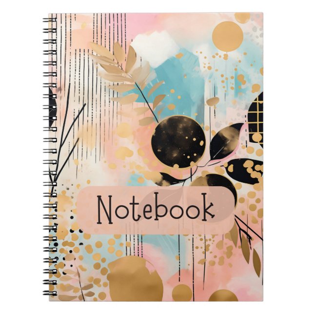 Geometric Theme Notebook (Front)