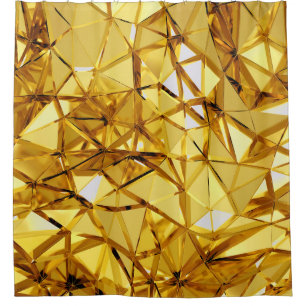 Geometric Three-Dimensional Gold Metal