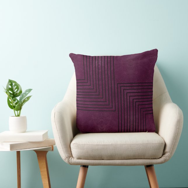 Geometric Throw Pillow (Chair)