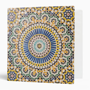 Geometric tile pattern, Morocco Binder