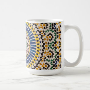 Geometric tile pattern, Morocco Coffee Mug