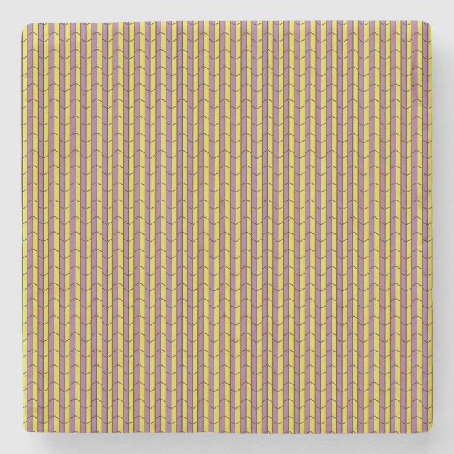 Geometric Tiles Stone Coaster (Front)
