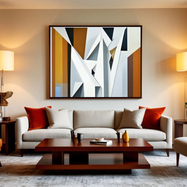 Geometric Tone Canvas Print (Creator Uploaded)