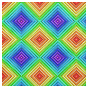 Geometric Topography - Cotton Twill Fabric