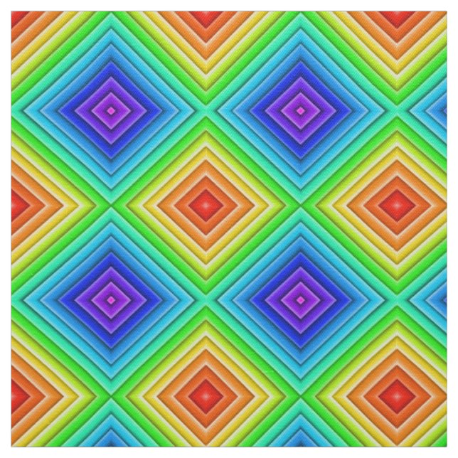 Geometric Topography - Cotton Twill Fabric (Swatch)