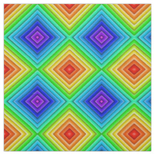 Geometric Topography - Ivory Linen Fabric
