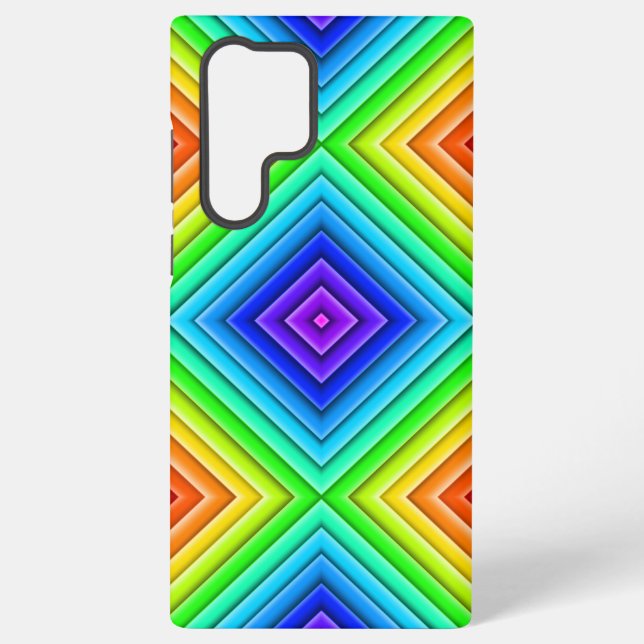 Geometric Topography - Samsung (S22 Ultra) Case (Back)