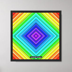 Geometric Topography (single) - Canvas Print