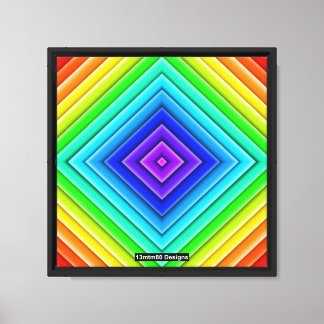 Geometric Topography (single) - Canvas Print