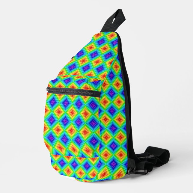 Geometric Topography - Sling Bag (Right Corner)