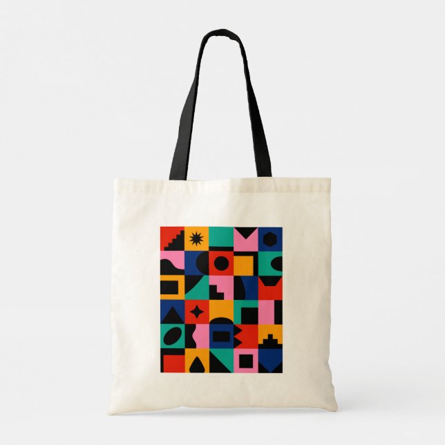Geometric Tote Bag (Back)