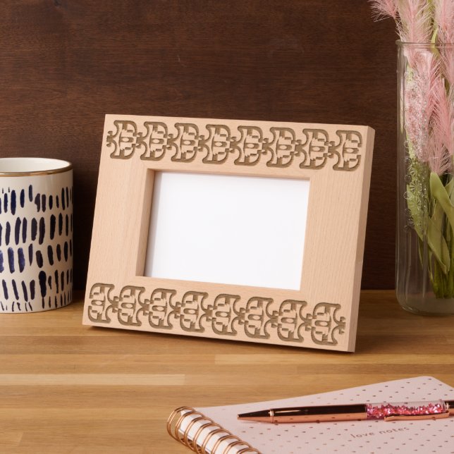 Geometric Traditional Frame Pattern (Left)