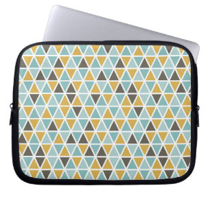 Geometric Triangle Pattern Laptop Sleeve