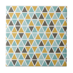 Geometric Triangle Pattern Tile