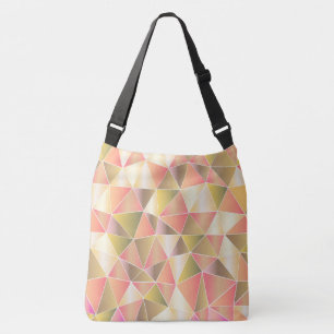 Geometric Triangles Crossbody Bag