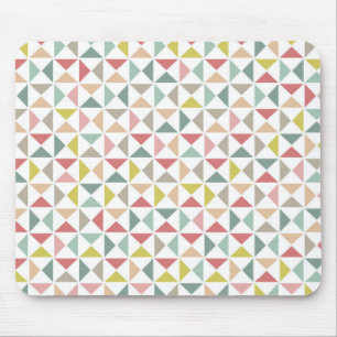 Geometric Triangles Mouse Pad