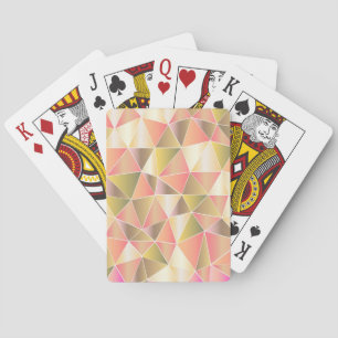 Geometric Triangles Playing Cards