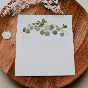 Geometric Tropical Spanish Wedding Invitation Envelope