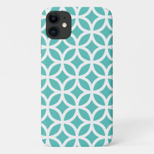 Geometric Turquoise iPhone, Plus and Pro case 