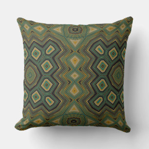 Geometric Turtle Outdoor Pillow