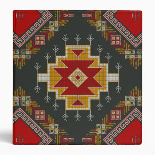 Geometric vintage classic colourful-fashion cute binder