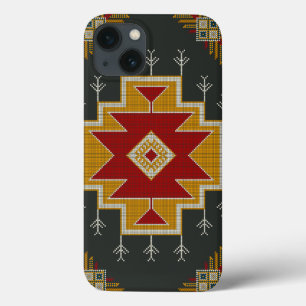Geometric vintage classic colourful-fashion cute iPhone 13 case