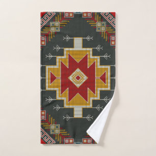 Geometric vintage classic colourful-fashion cute hand towel