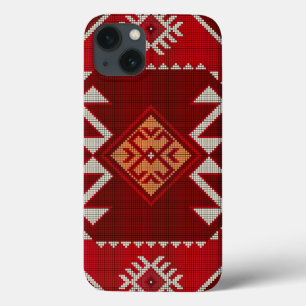 Geometric vintage classic colourful-trendy fashion iPhone 13 case