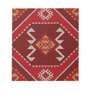 Geometric vintage classic colourful-trendy fashion notepad