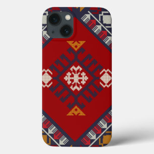 Geometric vintage classic cute-stylish colourful iPhone 13 case