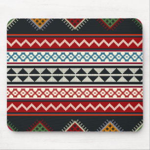 Geometric vintage classic cute-trendy colorful mouse pad