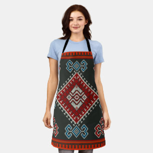 Geometric vintage classic fashion-trendy colourful apron
