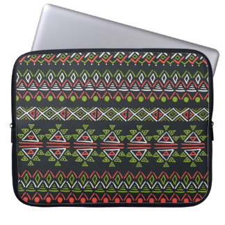 Geometric vintage: seamless patterns set. laptop sleeve
