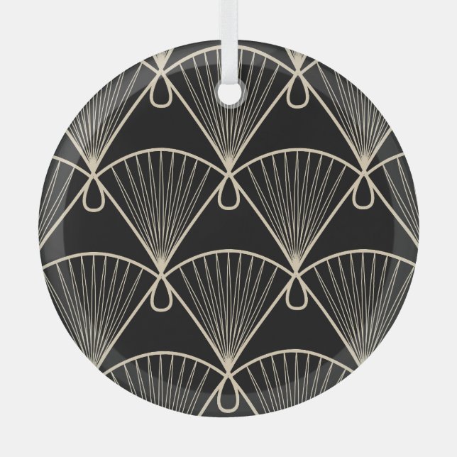 Geometric Vintage: Stylized Seamless Ornament (Front)