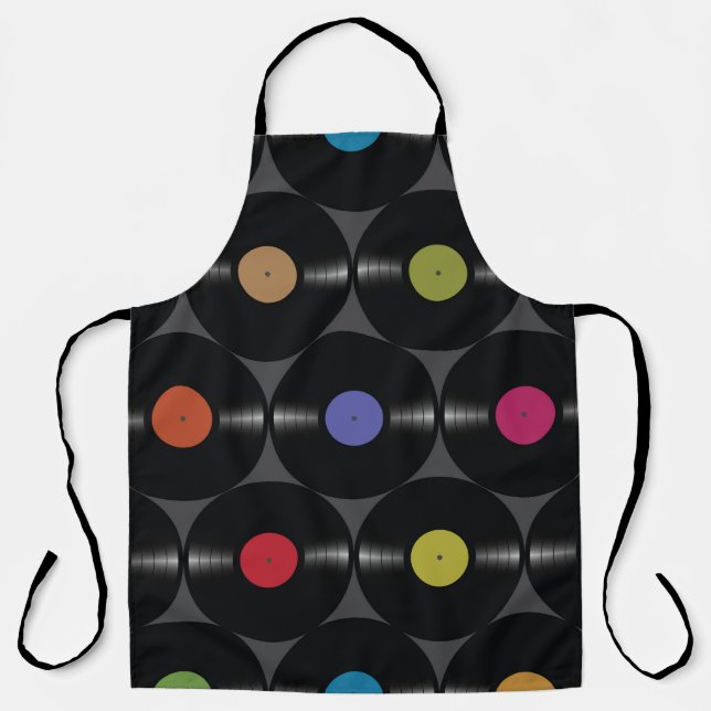 Geometric Vinyl: Simple Seamless Background. Apron (Front)