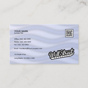 Geometric Waves Business Card Design