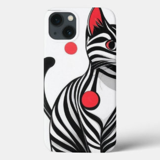 Geometric Whisker Dance iPhone 13 Case
