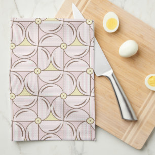 Geometric windmill kitchen towel