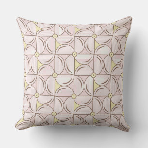 Geometric windmill throw pillow