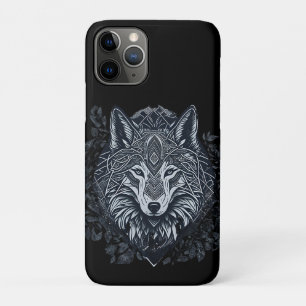 Geometric Wolf Tribal Nordic Art  iPhone 11 Pro Case