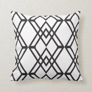 Geometric world throw pillow