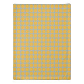 Geometric Yellow Polka Dots on any Colour Duvet Cover (Back)