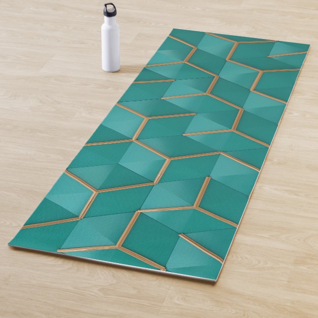 geometric yoga mat (In Situ)