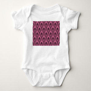 Geometric Zig Zag Ethnic Seamless Baby Bodysuit